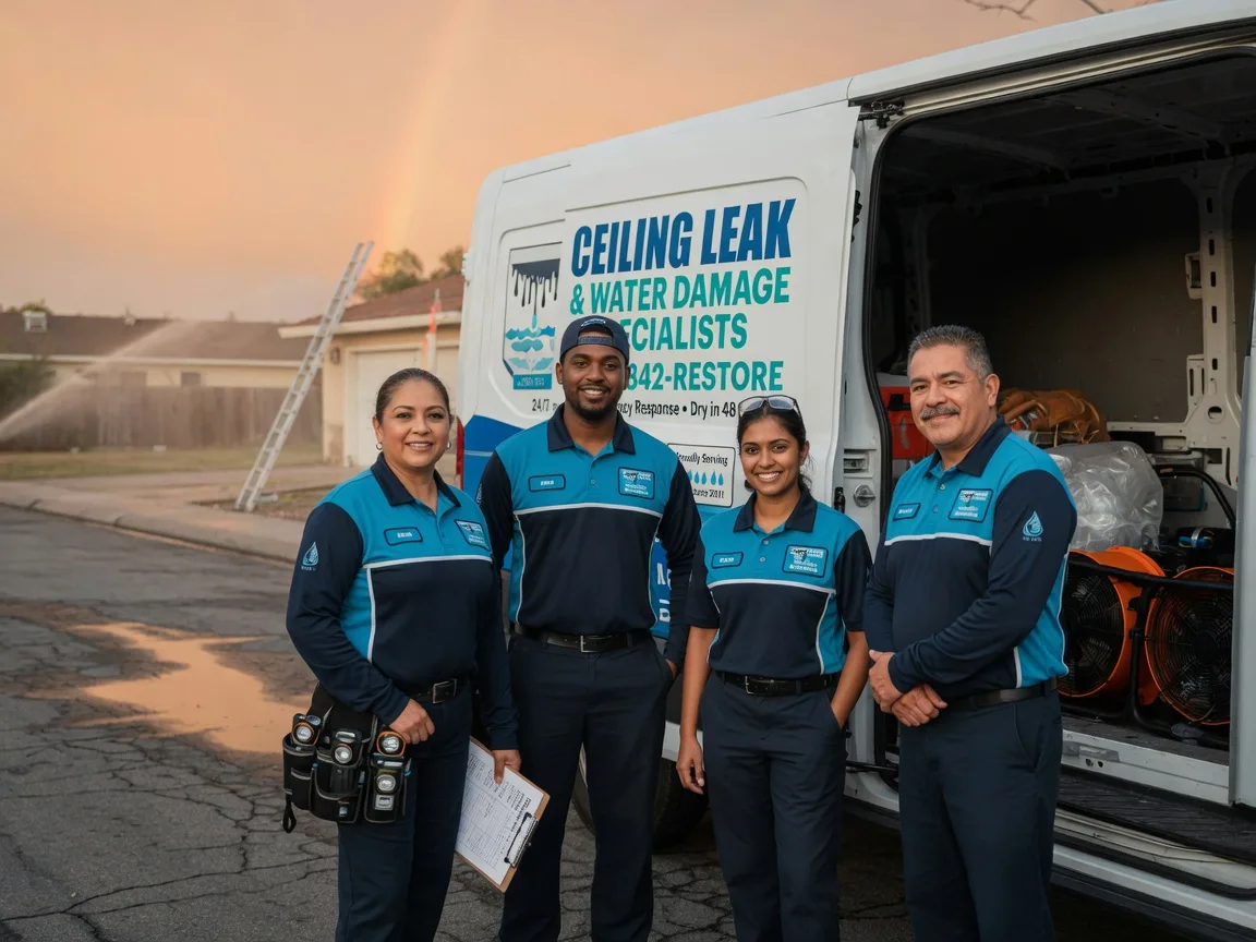 Ceiling Leak Cleanup company in Bellville, TX