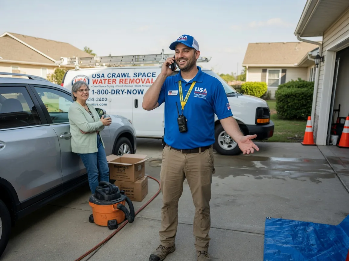 Crawl Space Water Removal Bellville, TX FAQs